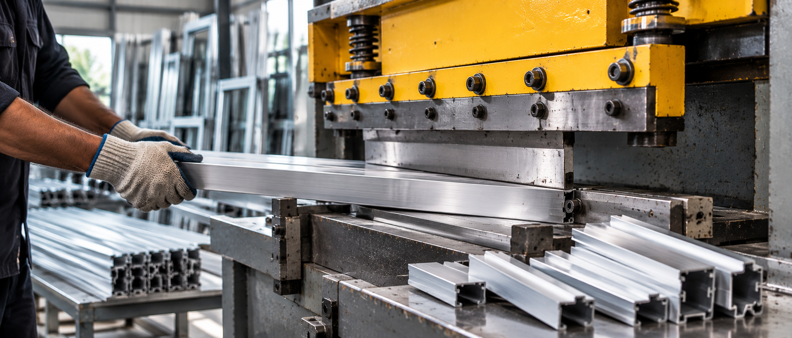 Aluminium shearing