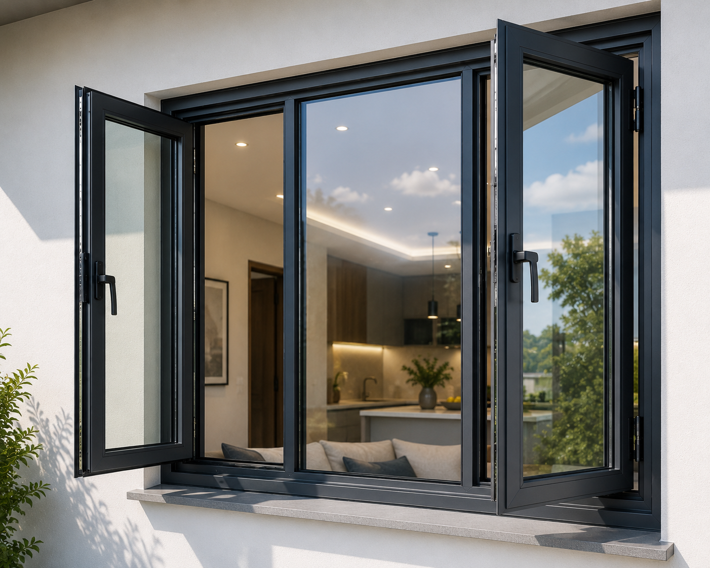 Open aluminium window project