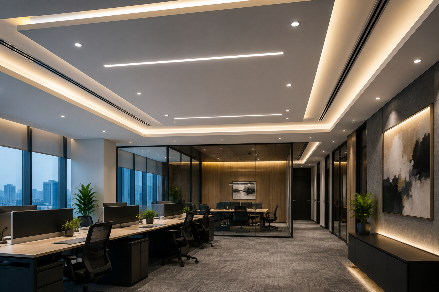 Commercial false ceiling