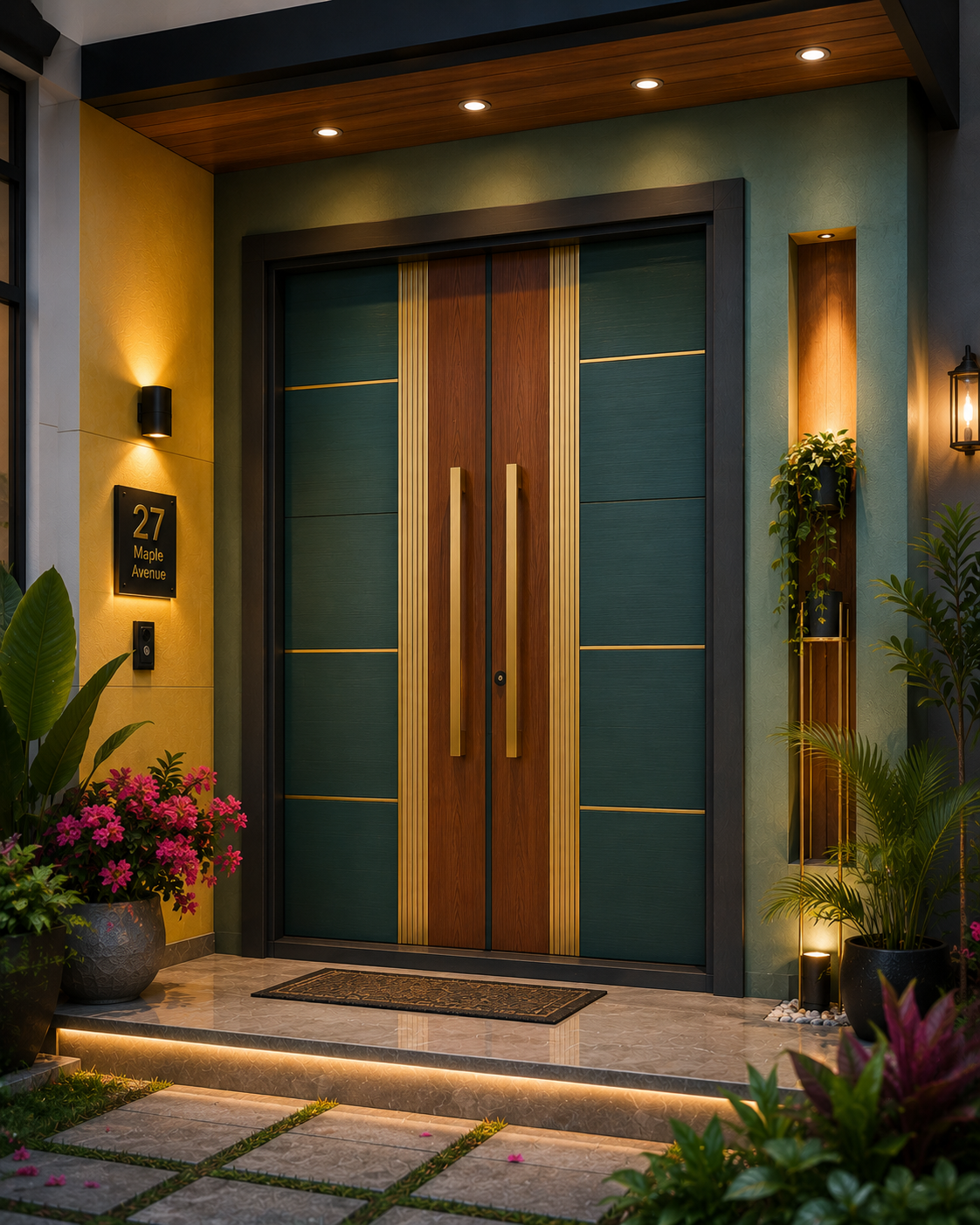 Modern fibre door