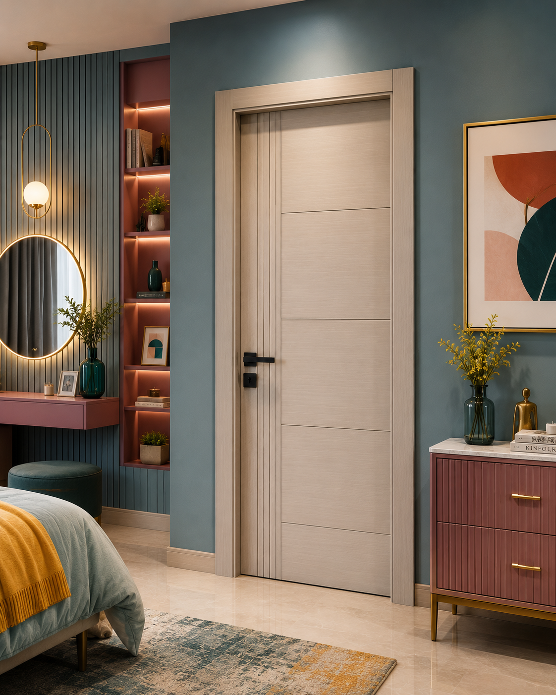 Fibre door interior