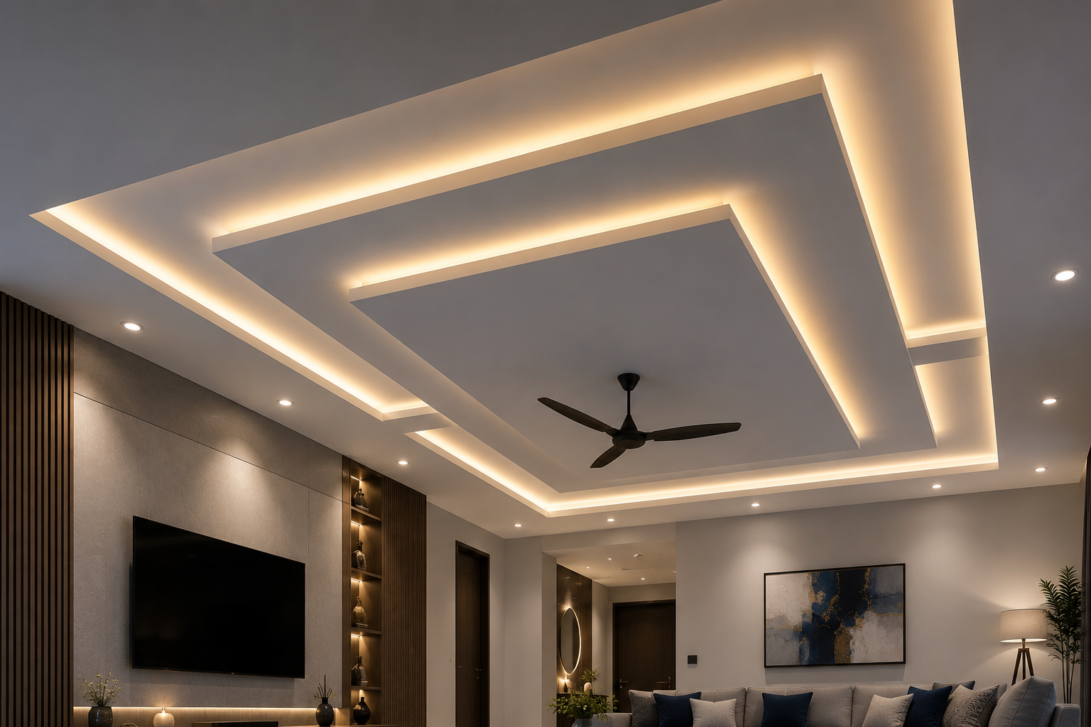 Gypsum false ceiling