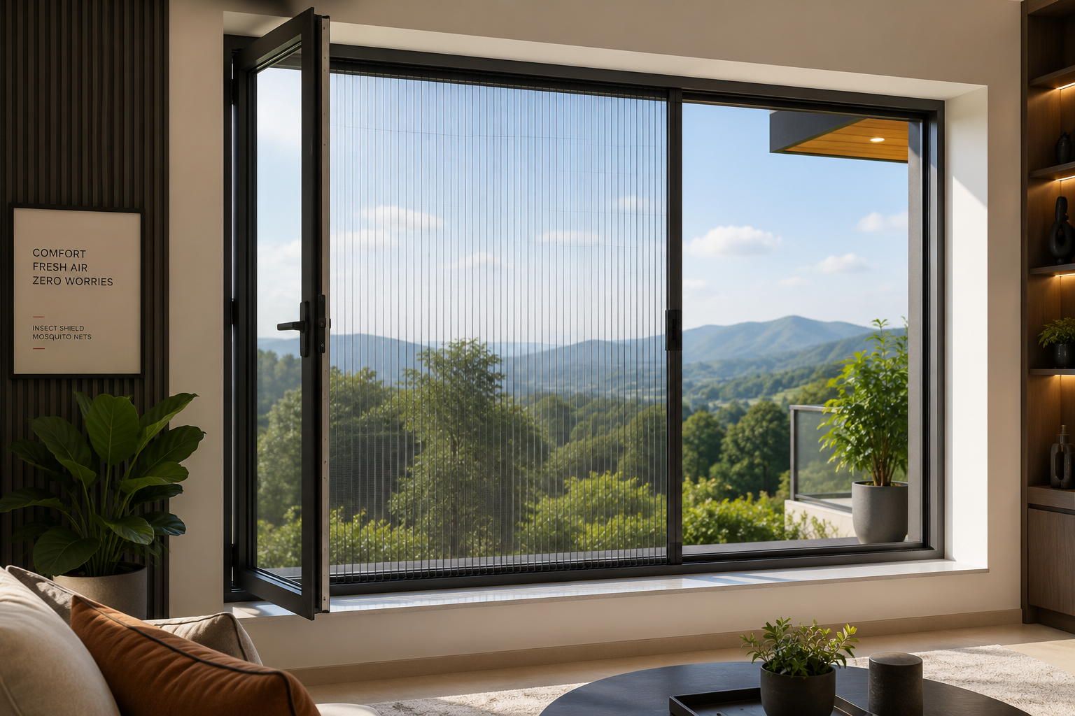 Modern window mosquito net